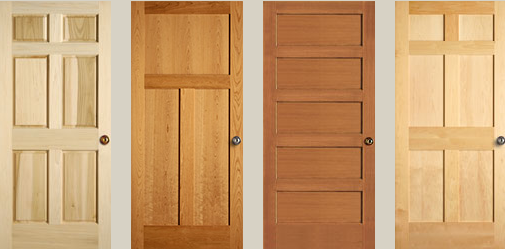 wooden fire door