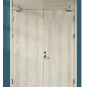 wooden fire door