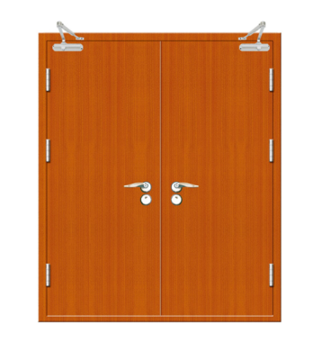 wooden fire door