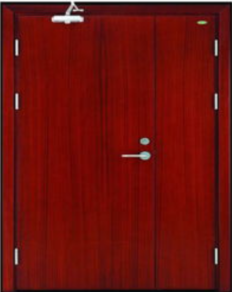 wooden fire door