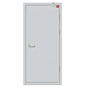 Single opening steel fireproof door