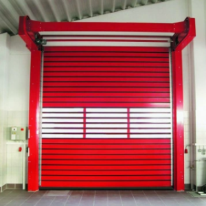 Hard fast rolling door