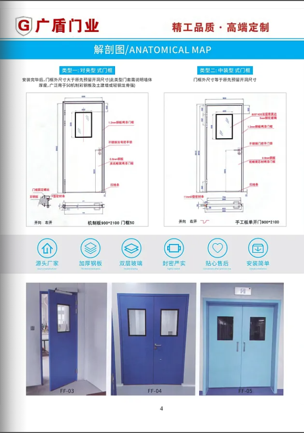 Steel Cleaning Doors