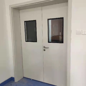 steel cleaning door