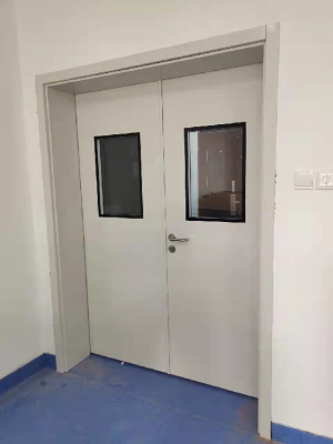 steel cleaning door