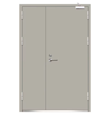 mother son fire door