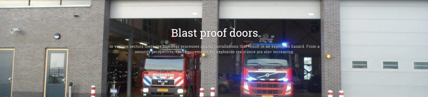 Blast proof doors industry.