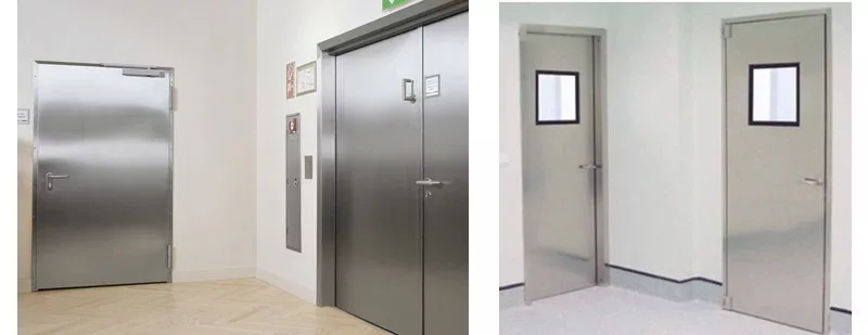 stainless steel fire door