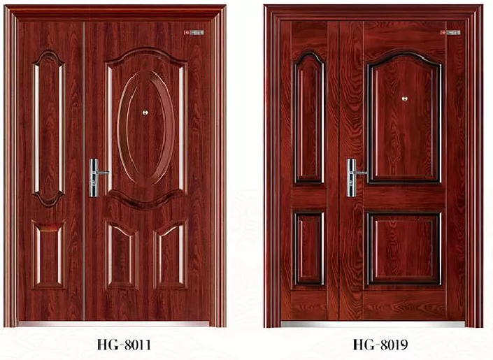 Mother Son Double Steel Metal Door